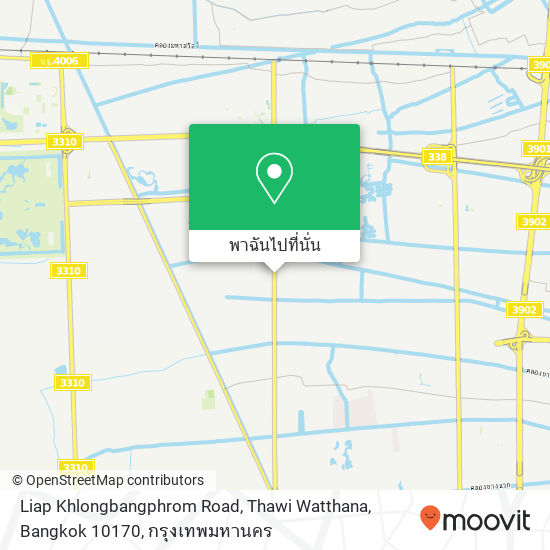 Liap Khlongbangphrom Road, Thawi Watthana, Bangkok 10170 แผนที่
