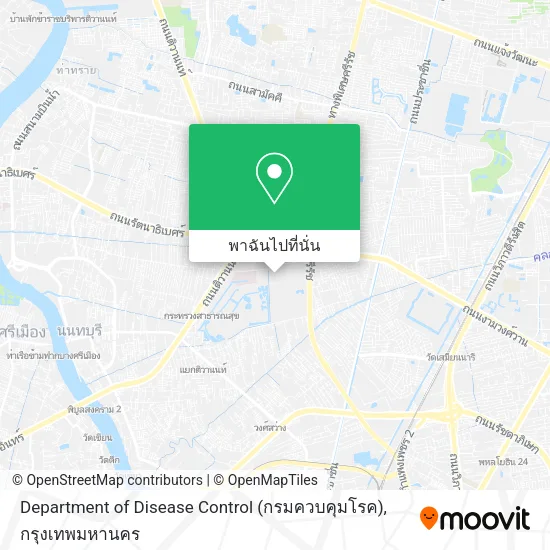 Department of Disease Control (กรมควบคุมโรค) แผนที่