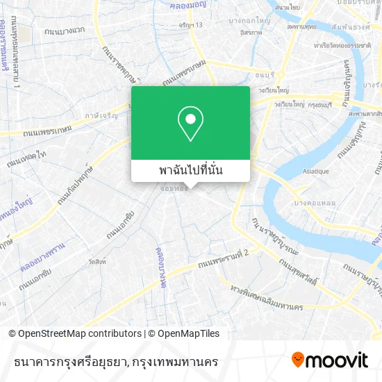 ธนาคารกรุงศรีอยุธยา แผนที่