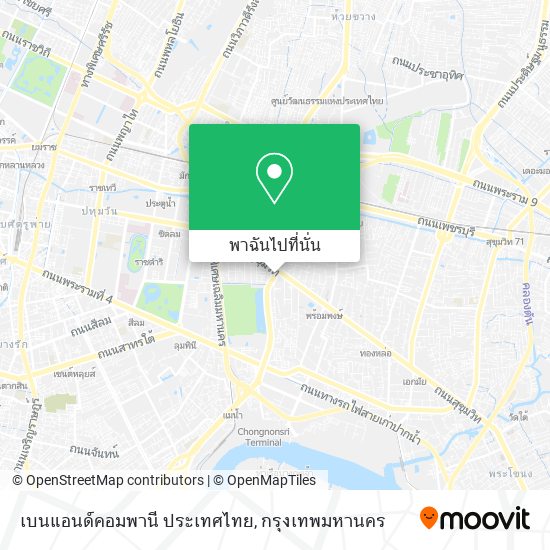 เบนแอนด์คอมพานี ประเทศไทย แผนที่