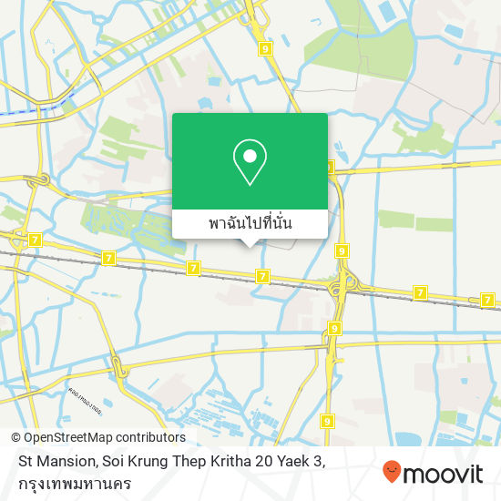 St Mansion, Soi Krung Thep Kritha 20 Yaek 3 แผนที่