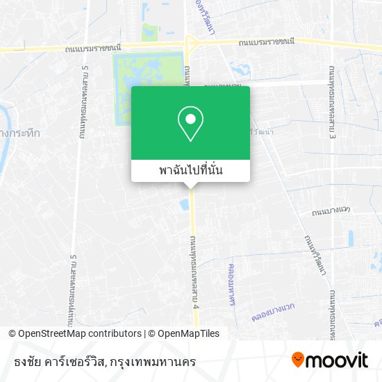 ธงชัย คาร์เซอร์วิส แผนที่