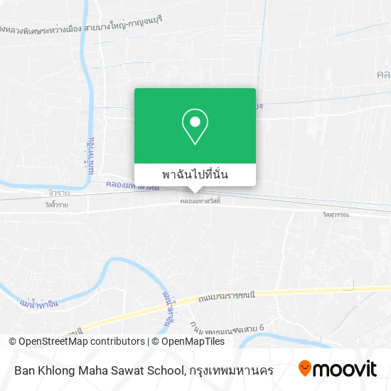Ban Khlong Maha Sawat School แผนที่