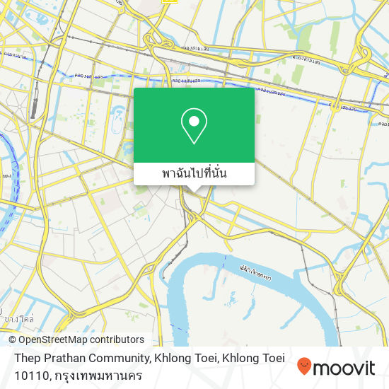 Thep Prathan Community, Khlong Toei, Khlong Toei 10110 แผนที่