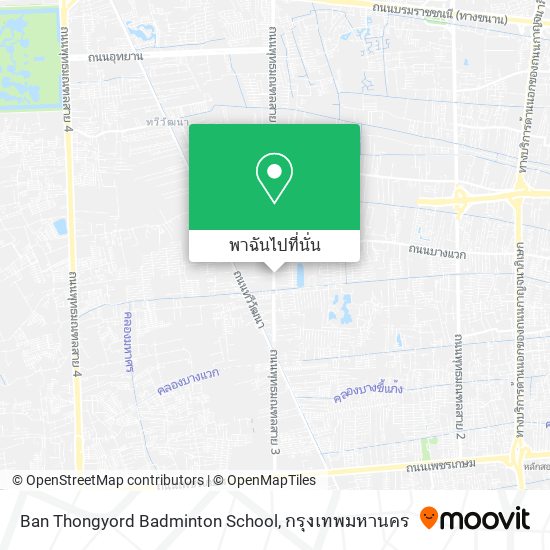 Ban Thongyord Badminton School แผนที่