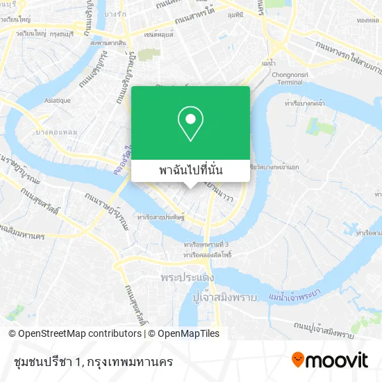 ชุมชนปรีชา 1 แผนที่