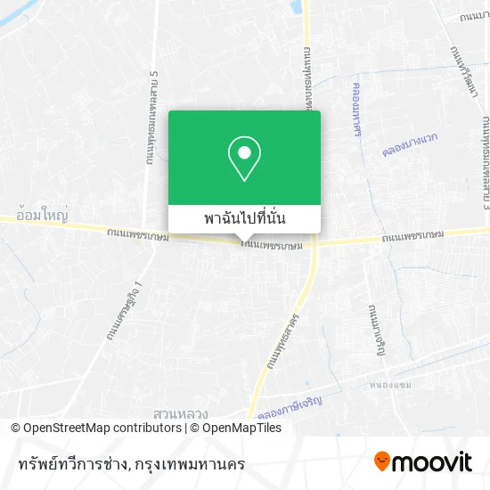 ทรัพย์ทวีการช่าง แผนที่