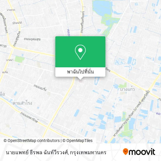 นายแพทย์ ธีรพล ฉันท์วีรวงศ์ แผนที่
