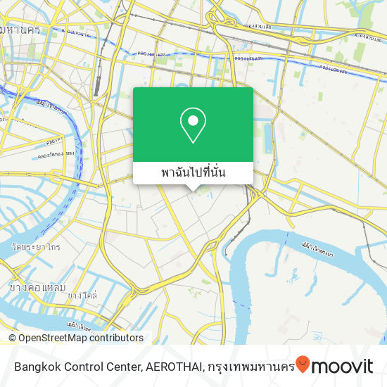 Bangkok Control Center, AEROTHAI แผนที่