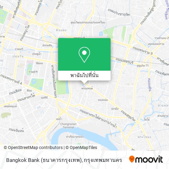 Bangkok Bank (ธนาคารกรุงเทพ) แผนที่