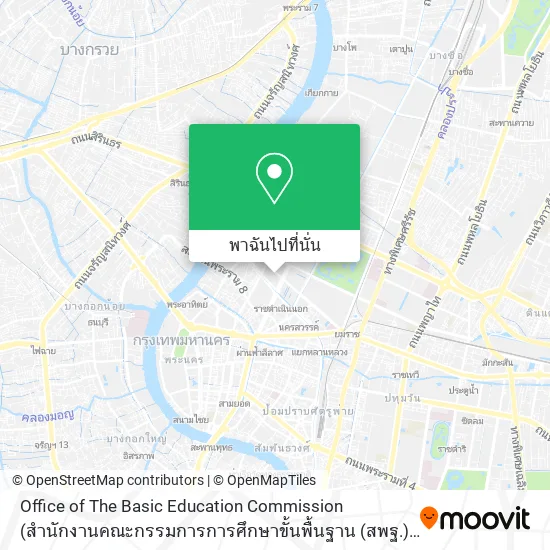 Office of The Basic Education Commission (สำนักงานคณะกรรมการการศึกษาขั้นพื้นฐาน (สพฐ.)) แผนที่