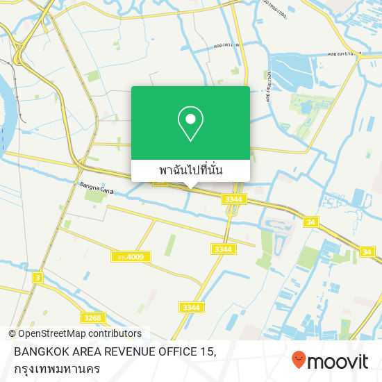 BANGKOK AREA REVENUE OFFICE 15 แผนที่