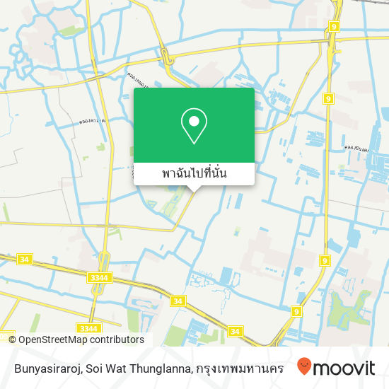 Bunyasiraroj, Soi Wat Thunglanna แผนที่