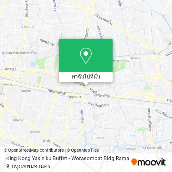 King Kong Yakiniku Buffet - Worasombat Bldg Rama 9 แผนที่