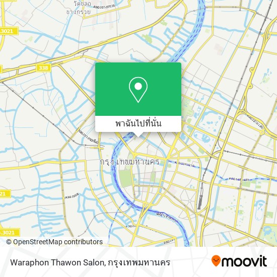 Waraphon Thawon Salon แผนที่