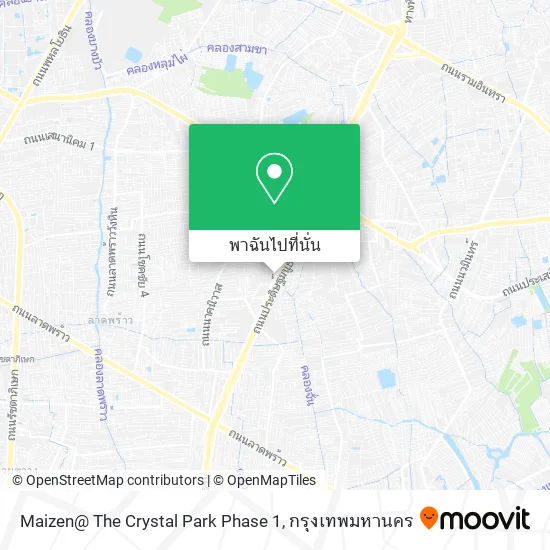 Maizen@ The  Crystal Park Phase 1 แผนที่