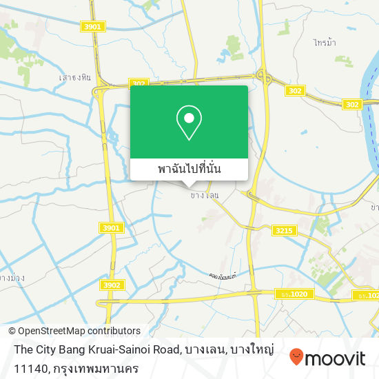 The City Bang Kruai-Sainoi Road, บางเลน, บางใหญ่ 11140 แผนที่