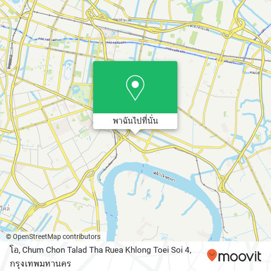 โอ, Chum Chon Talad Tha Ruea Khlong Toei Soi 4 แผนที่