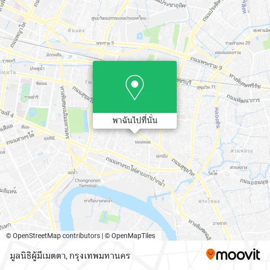 มูลนิธิผู้มีเมตตา แผนที่
