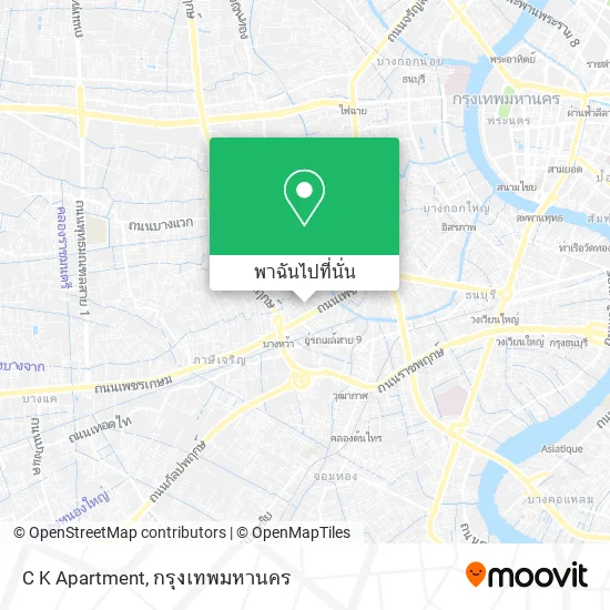 C K Apartment แผนที่