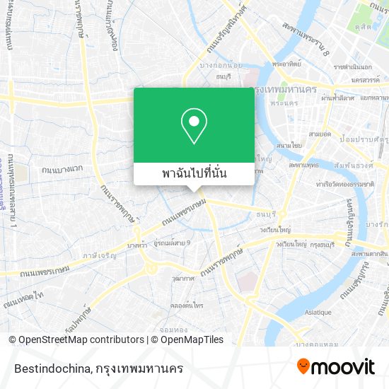 Bestindochina แผนที่