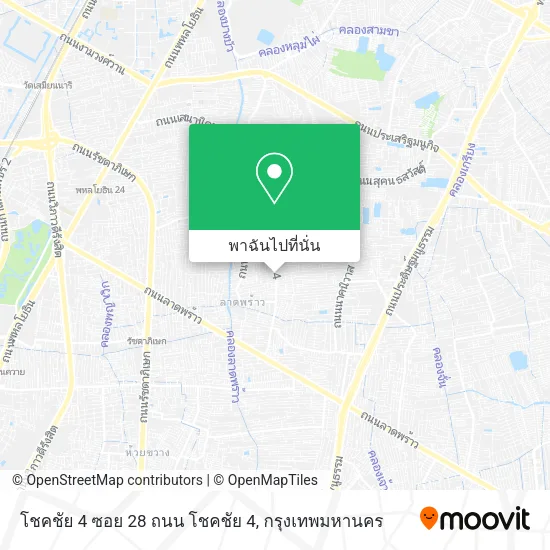 โชคชัย 4 ซอย 28 ถนน โชคชัย 4 แผนที่