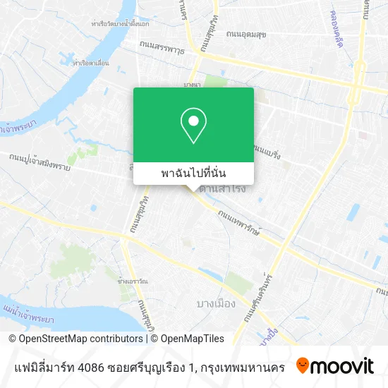 แฟมิลี่มาร์ท 4086 ซอยศรีบุญเรือง 1 แผนที่