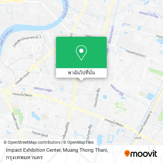 Impact Exhibition Center, Muang Thong Thani แผนที่