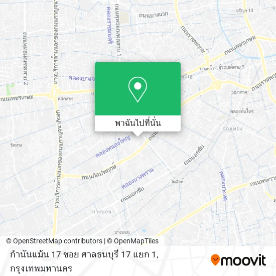กำนันแม้น 17 ซอย ศาลธนบุรี 17 แยก 1 แผนที่