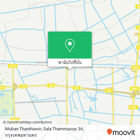 Muban Thanthawin, Sala Thammasop 36 แผนที่