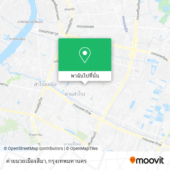 ค่ายมวยเมืองสีมา แผนที่