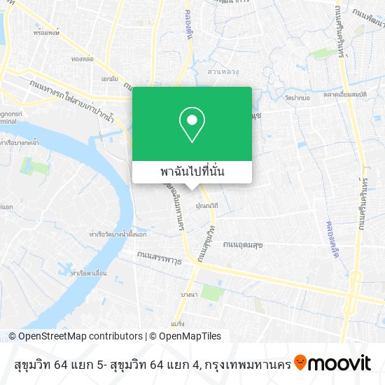 สุขุมวิท 64 แยก 5- สุขุมวิท 64 แยก 4 แผนที่