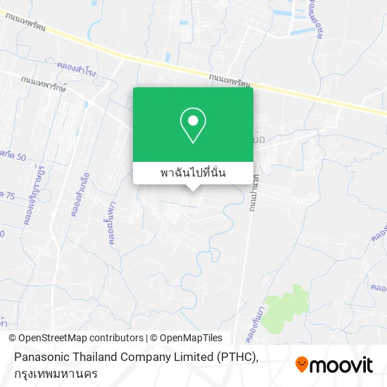 Panasonic Thailand Company Limited (PTHC) แผนที่