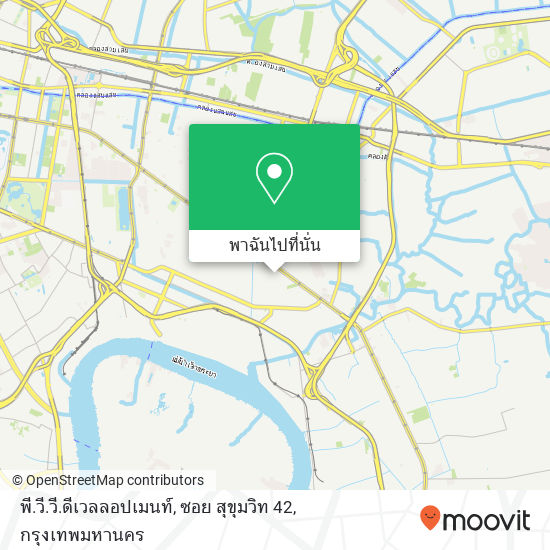 พี.วี.วี.ดีเวลลอปเมนท์, ซอย สุขุมวิท 42 แผนที่