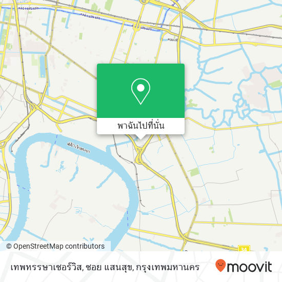 เทพหรรษาเซอร์วิส, ซอย แสนสุข แผนที่