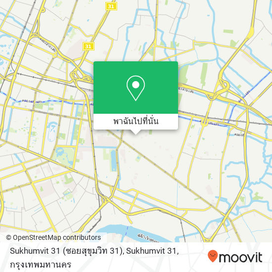 Sukhumvit 31 (ซอยสุขุมวิท 31), Sukhumvit 31 แผนที่