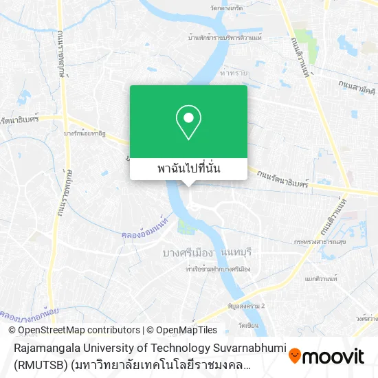 Rajamangala University of Technology Suvarnabhumi (RMUTSB) (มหาวิทยาลัยเทคโนโลยีราชมงคลสุวรรณภูมิ) แผนที่