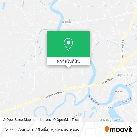 โรงงานไทยแลนด์นิตติ้ง แผนที่