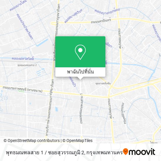 พุทธมณฑลสาย 1 / ซอยสุวรรณภูมิ 2 แผนที่