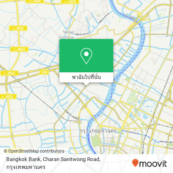 Bangkok Bank, Charan Sanitwong Road แผนที่