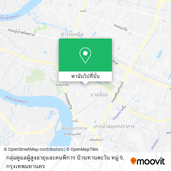 กลุ่มดูแลผู้สูงอายุและคนพิการ บ้านทานตะวัน หมู่ 9 แผนที่