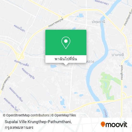 Supalai Ville Krungthep-Pathumthani แผนที่