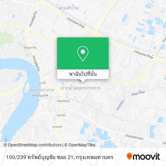 100/239 ทรัพย์บุญชัย ซอย 21 แผนที่