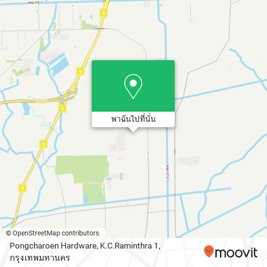 Pongcharoen Hardware, K.C.Raminthra 1 แผนที่