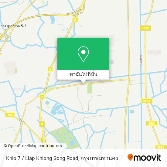 Khlo 7 / Liap Khlong Song Road แผนที่