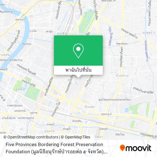 Five Provinces Bordering Forest Preservation Foundation (มูลนิธิอนุรักษ์ป่ารอยต่อ ๕ จังหวัด) แผนที่