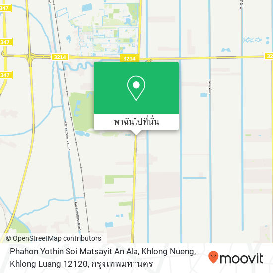 Phahon Yothin Soi Matsayit An Ala, Khlong Nueng, Khlong Luang 12120 แผนที่
