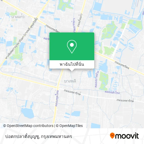 บ่อตกปลาตั๋งบุญชู แผนที่