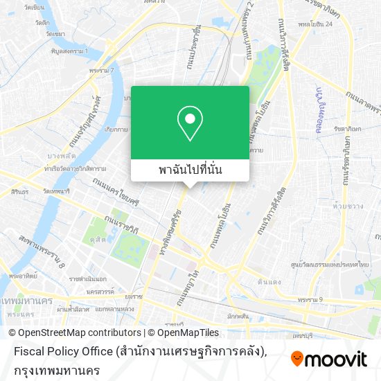Fiscal Policy Office (สำนักงานเศรษฐกิจการคลัง) แผนที่