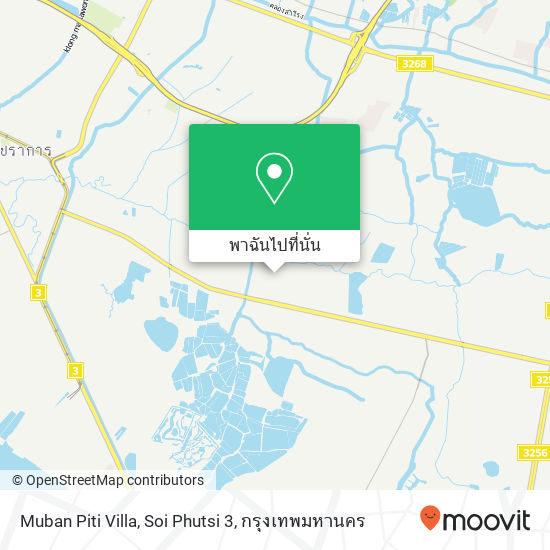 Muban Piti Villa, Soi Phutsi 3 แผนที่